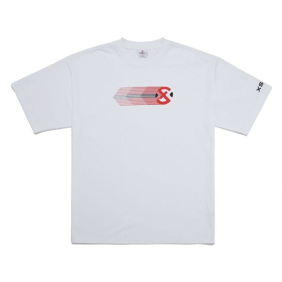 XSET Mad Dash Tee Size Large - White *Brand NEW* - Picture 1 of 7